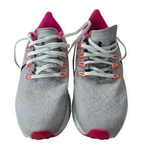 Nike  Zoom Pegasus 36 Gray and Pink Sneakers Lightweight Breathable Design 7.5
